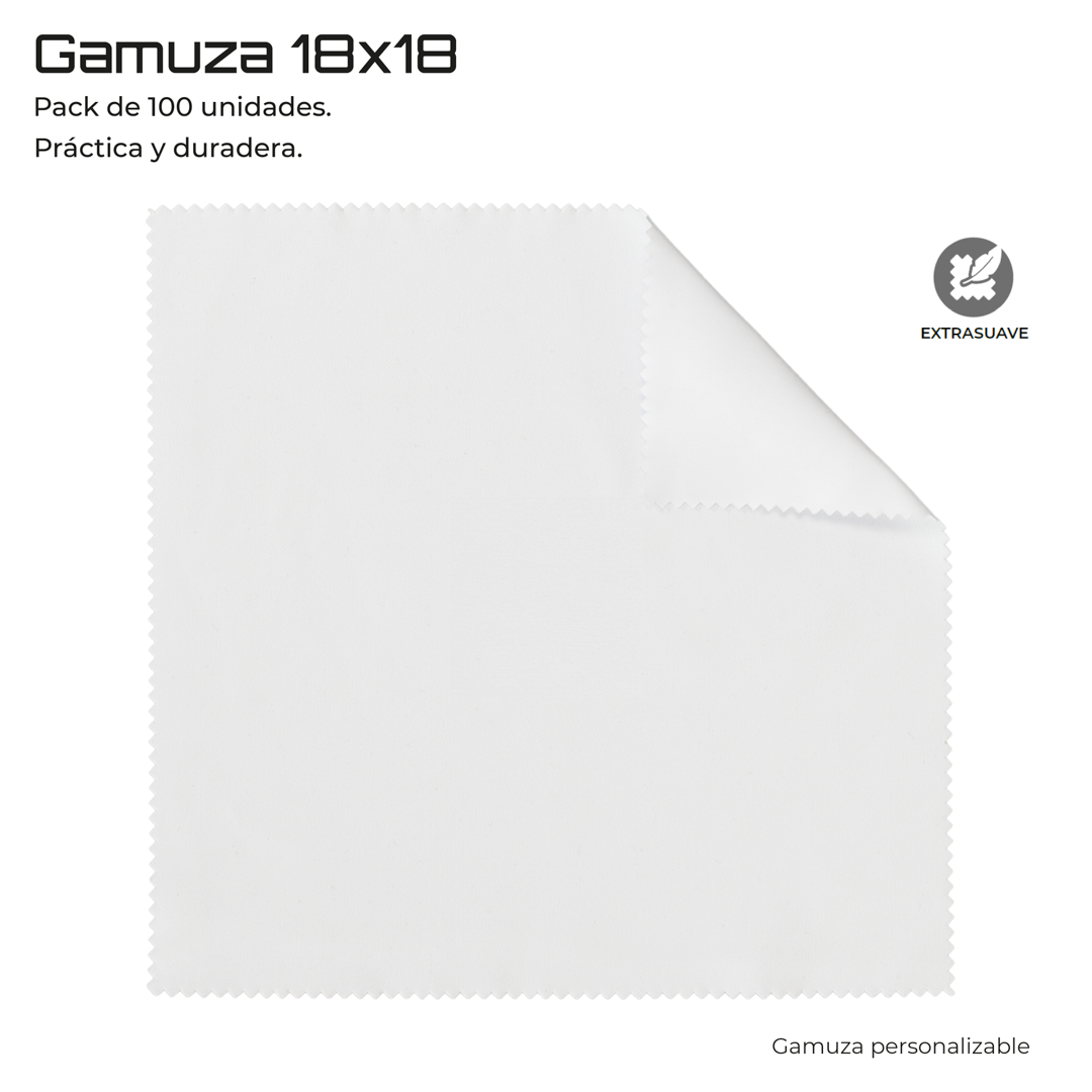 GAMUZA 18x18 100uds