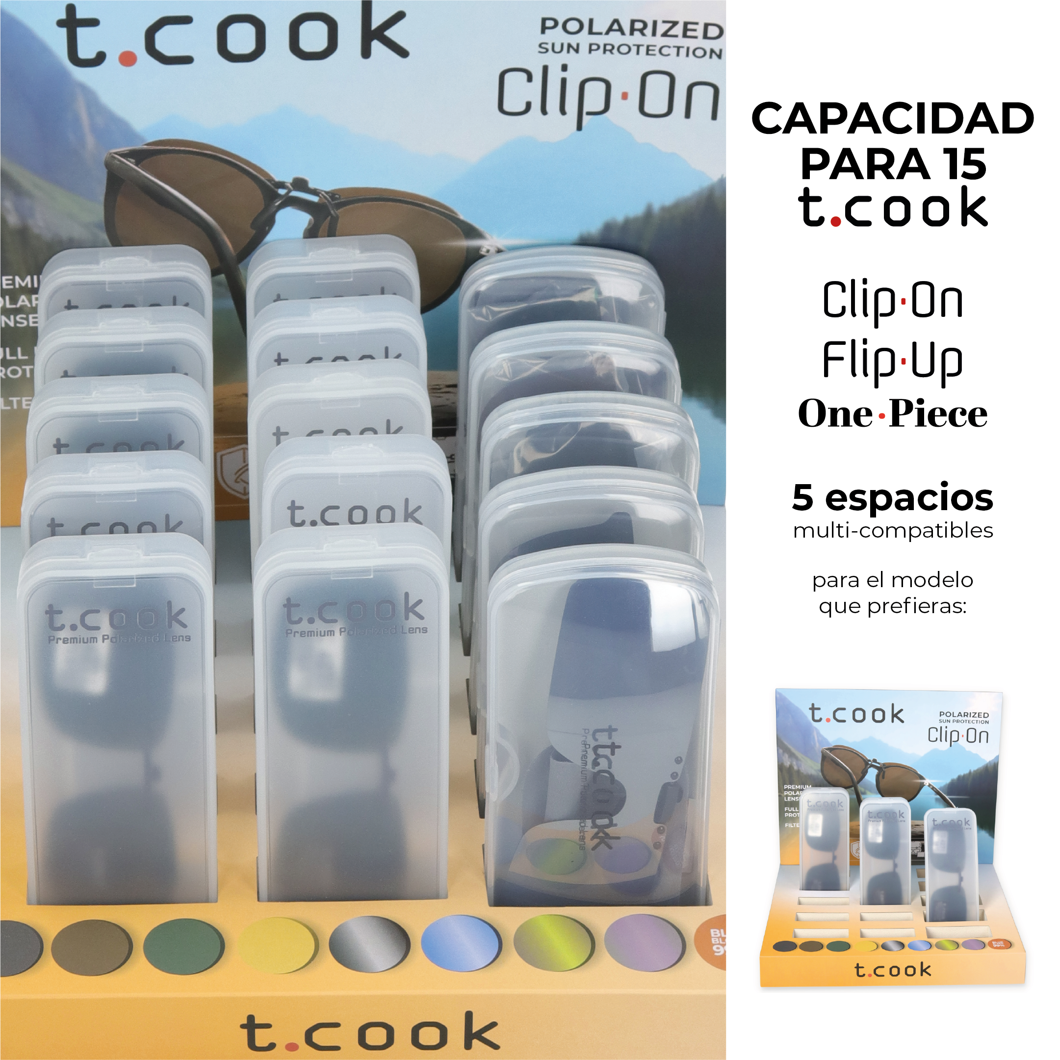 EXPOSITOR T.COOK 15 UDS