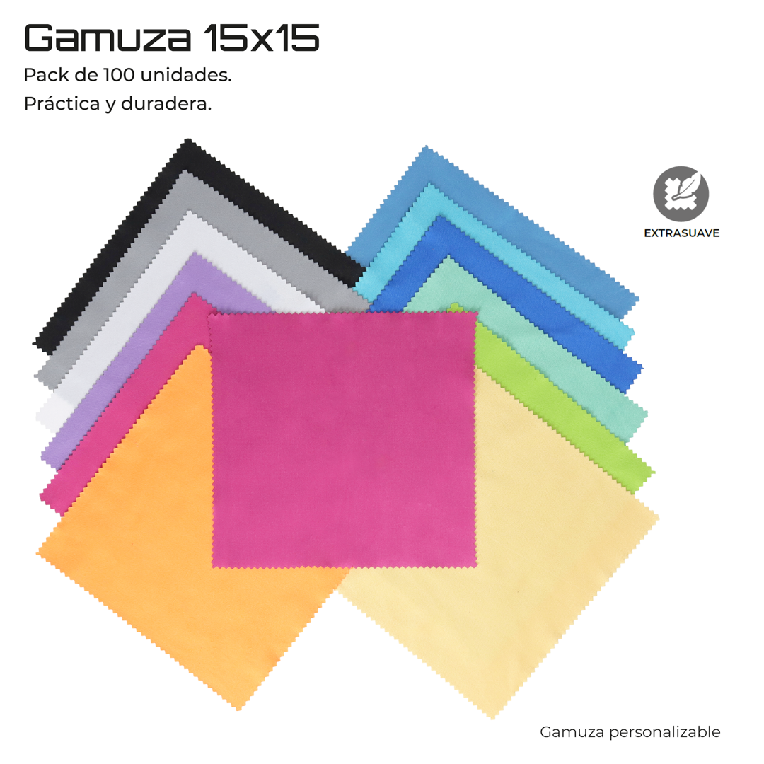 GAMUZA 15x15 100uds