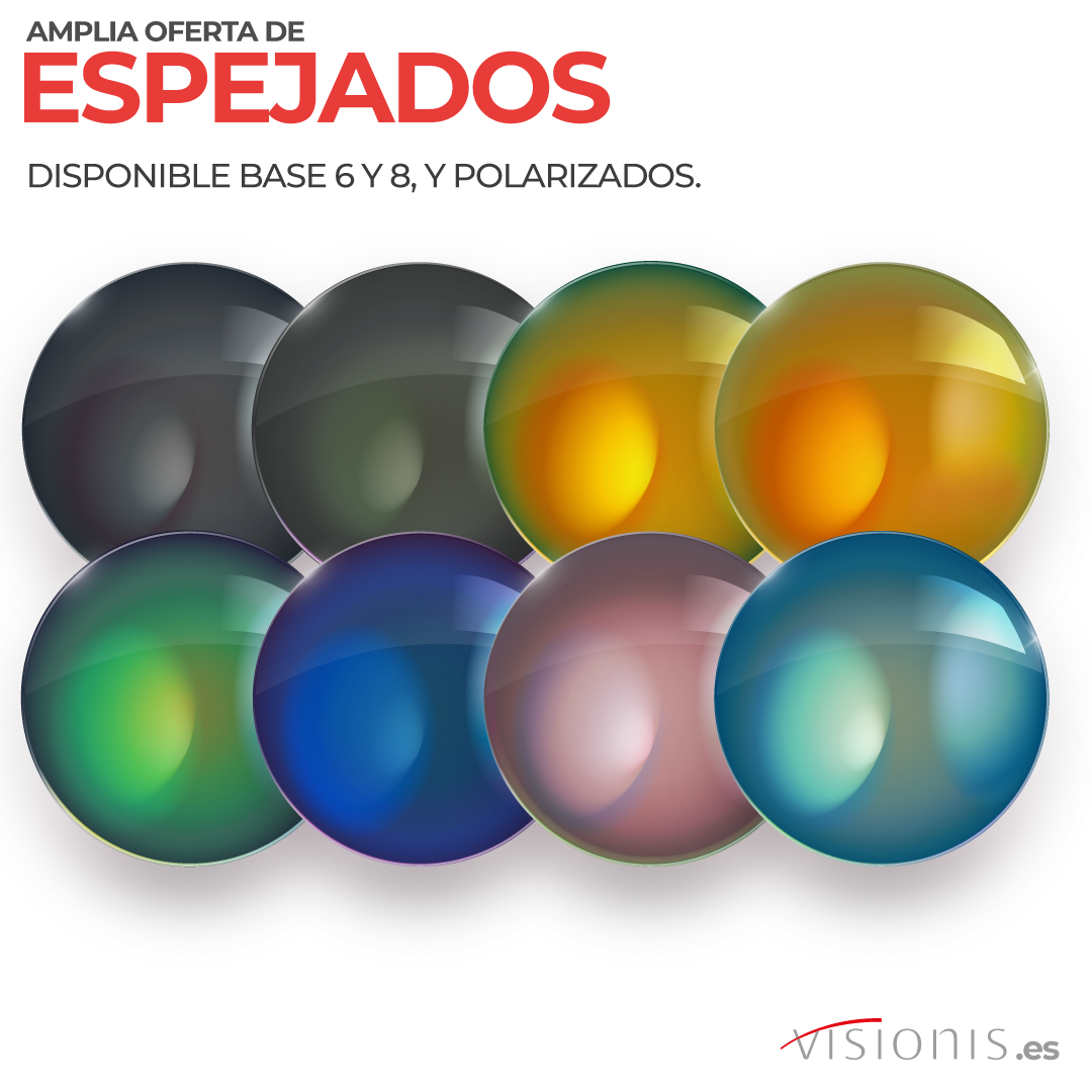 TALCO CR-39 ESPEJO BASE 6 ROSA  2uds