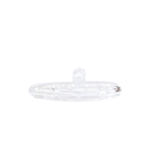 PLAQUETA SILICONA TORNILLO ASIMÉTRICA 50uds
