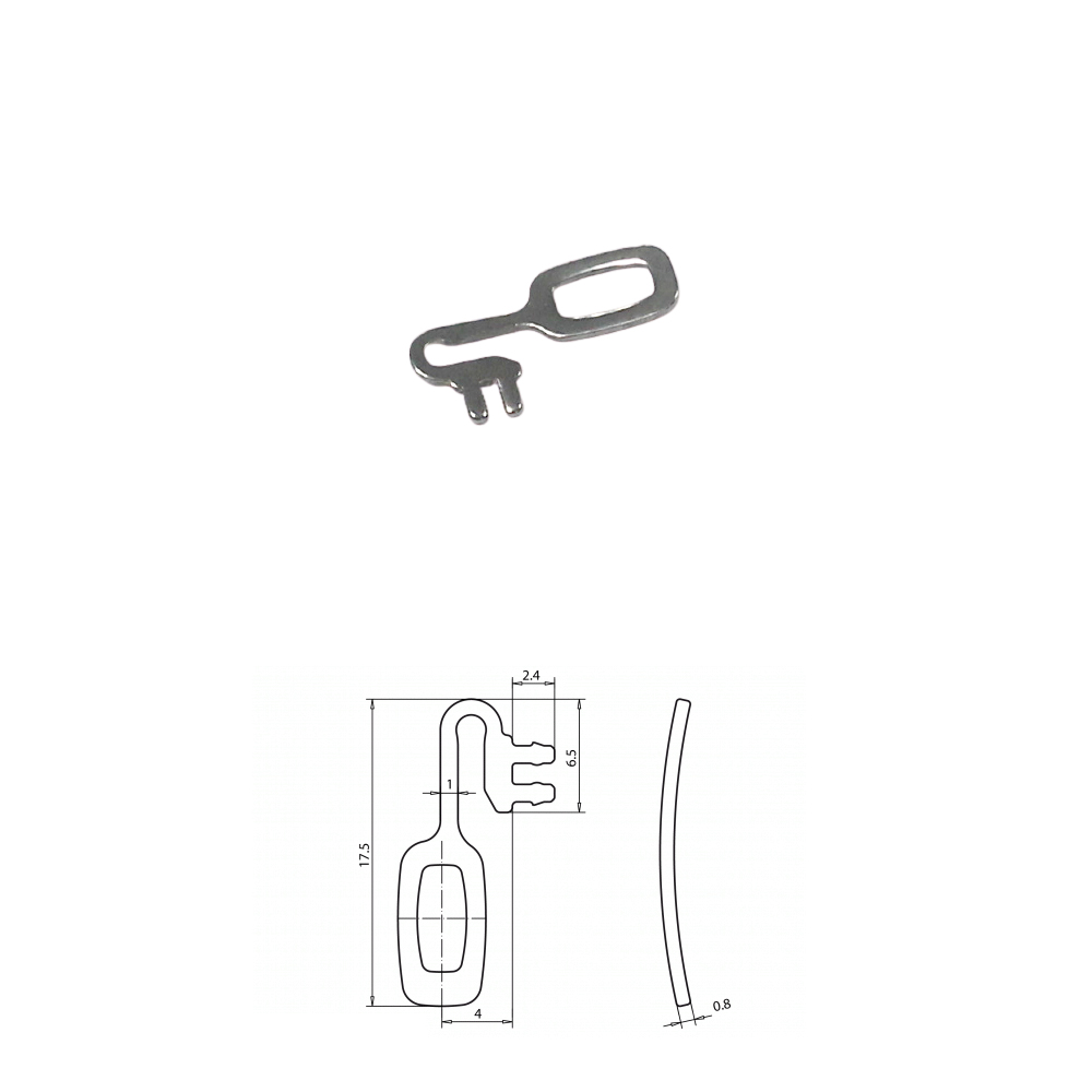 SOPORTE PLAQUETA MONTURA ACETATO 10uds