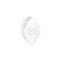PLAQUETA SILICONA TORNILLO OVALADA 25uds
