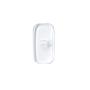 PLAQUETA PVC TORNILLO RECTANGULAR ULTRA FINA 25uds