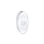 PLAQUETA SILICONA TORNILLO OVALADA 25uds